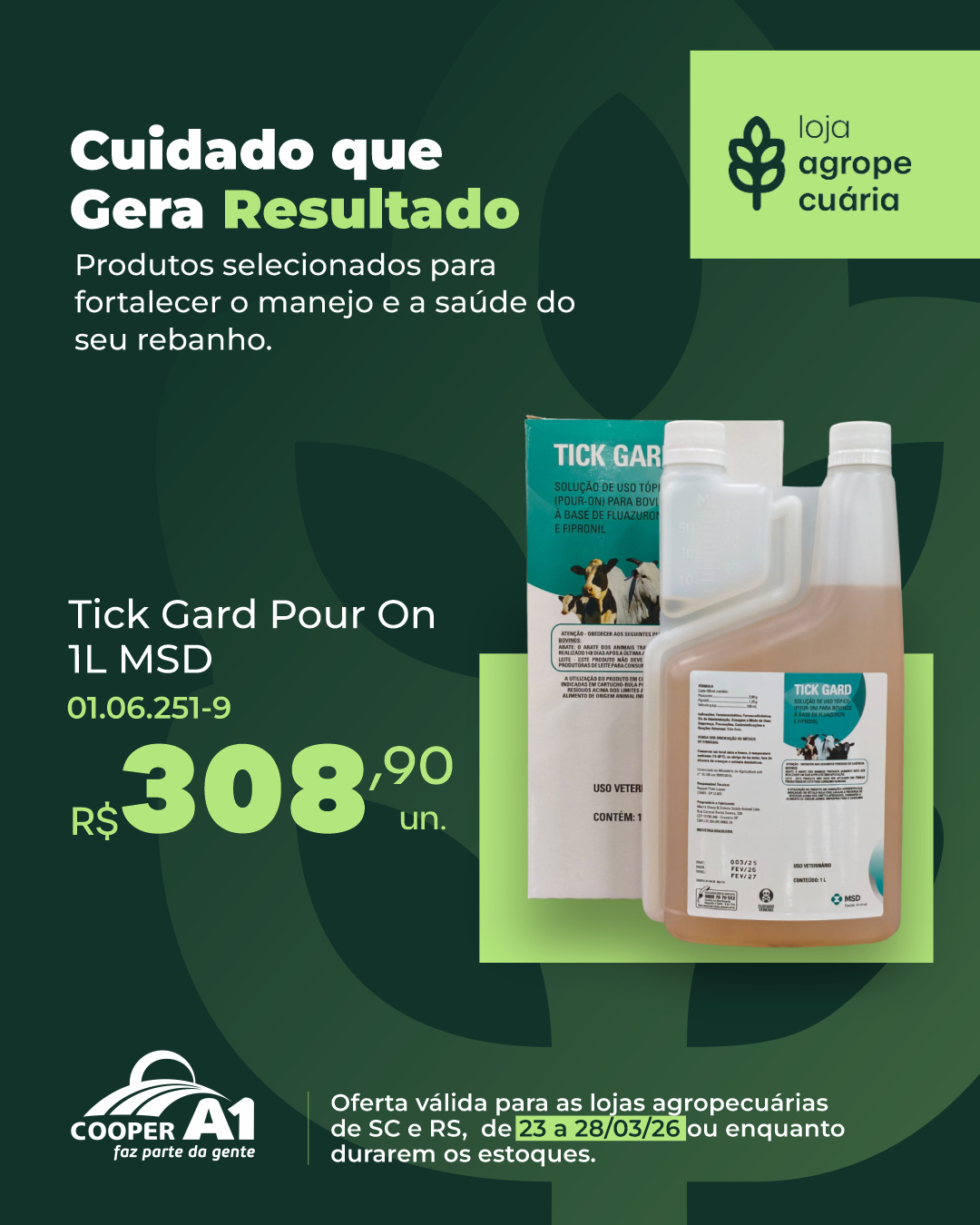 Cuidado que gera resultado!