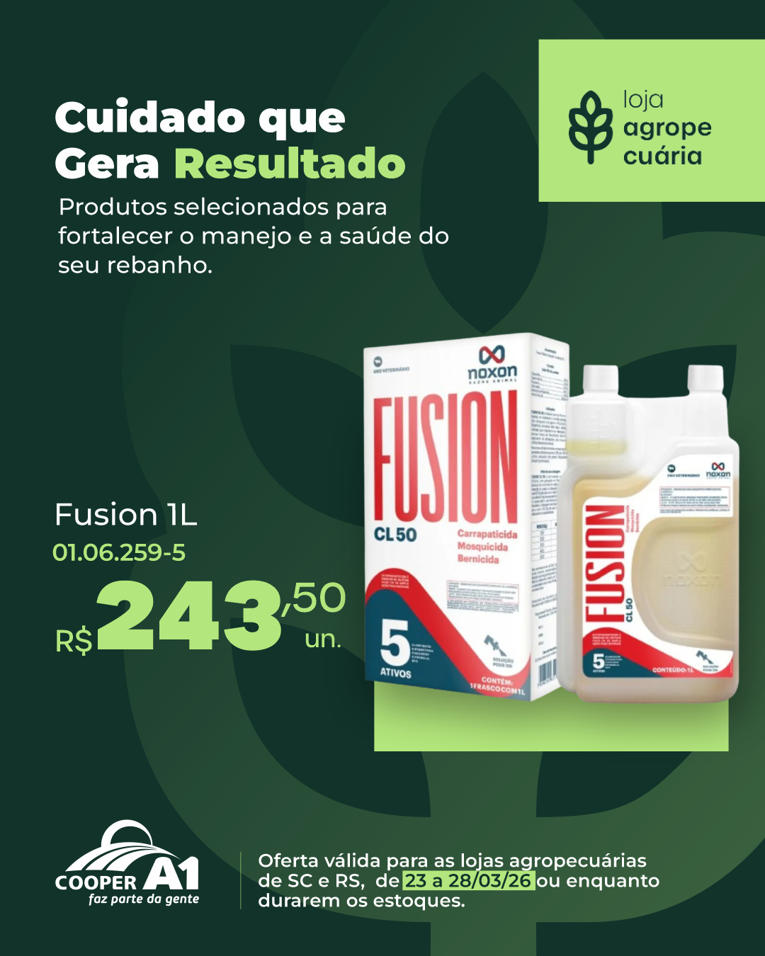 Cuidado que gera resultado!