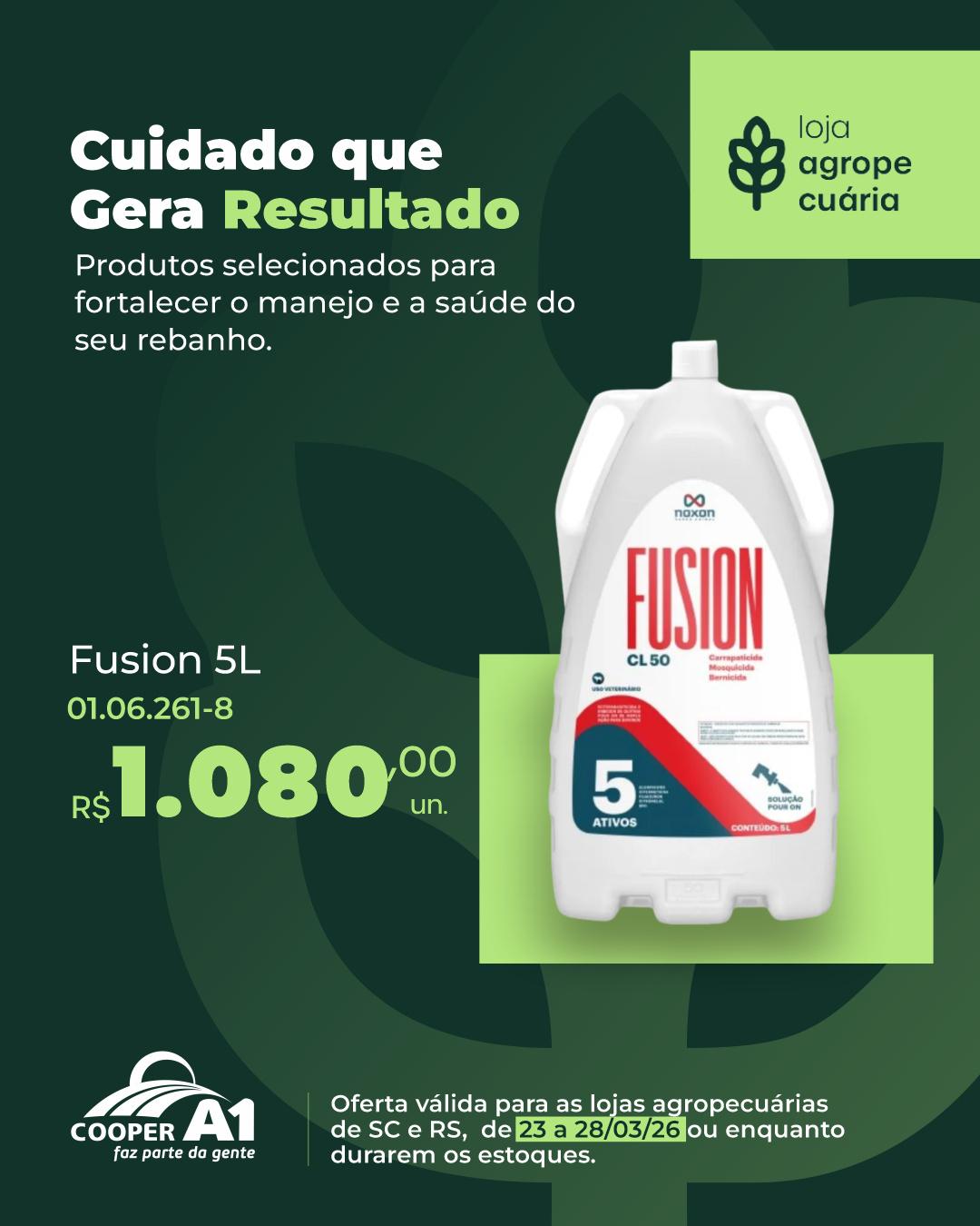 Cuidado que gera resultado!