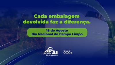 SISTEMA CAMPO LIMPO: Cooperativa A1 fortalece a log&iacute;stica reversa de embalagens de agrot&oacute;xicos 