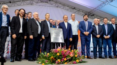 Inauguração da avançada unidade de processamento de carnes ocorreu na terça-feira, em Chapecó. (Foto: MB Comunicação)