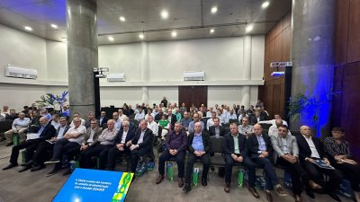 A eleição ocorreu durante assembleia geral que reuniu cerca de duas centenas de dirigentes. (Credito: Marcos Bedin/MB Comunicação Empresarial/Organizacional).
