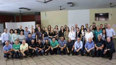 Evento de avaliação das ações realizadas em 2024 pelo programa Encadeamento Produtivo Aurora Coop e Sebrae (Foto: Karina Ogliari/MB Comunicação)