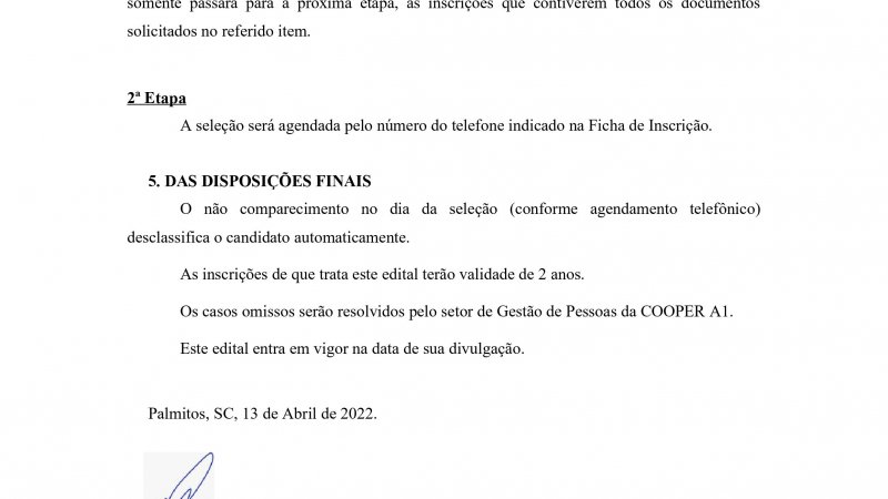 EDITAL JOVEM APRENDIZ PINHAL