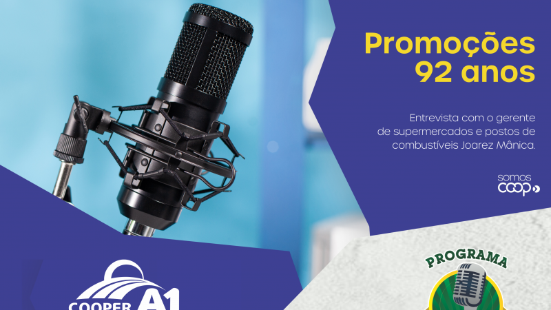 INFORMATIVO A1 20.09.25: Promo&ccedil;&otilde;es 92 anos