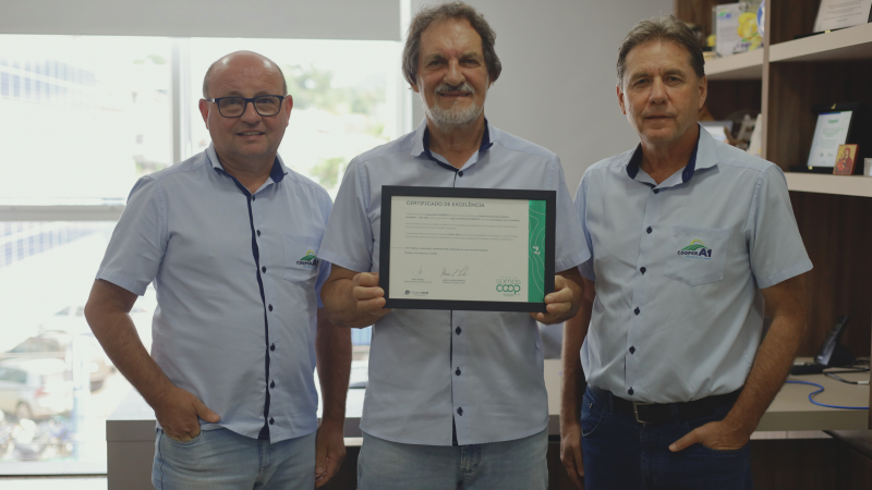 SOMOS COOP:  Cooperativa mantém selo agora no nível Compromisso com a Excelência