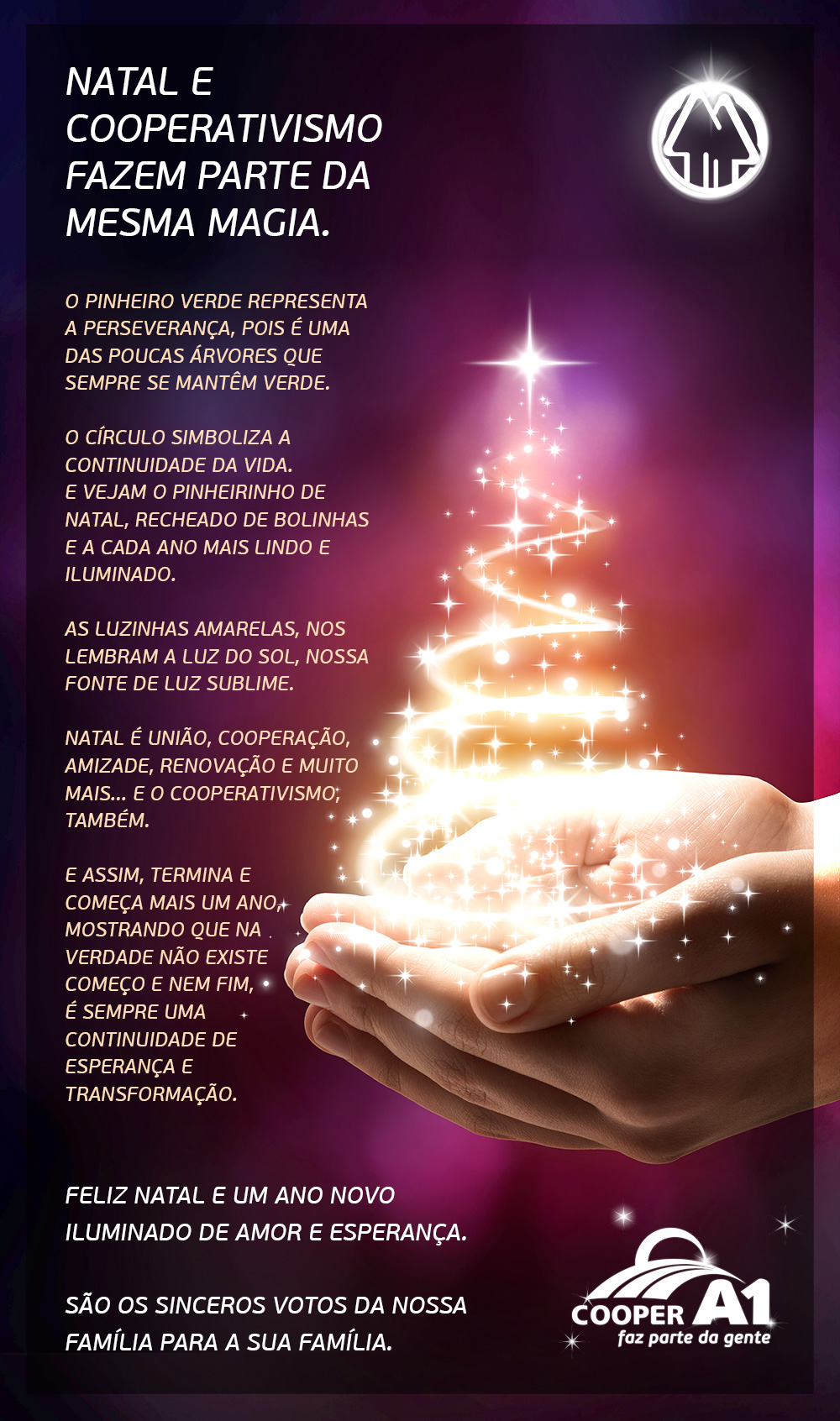 Natal e Cooperativismo fazem parte da mesma magia