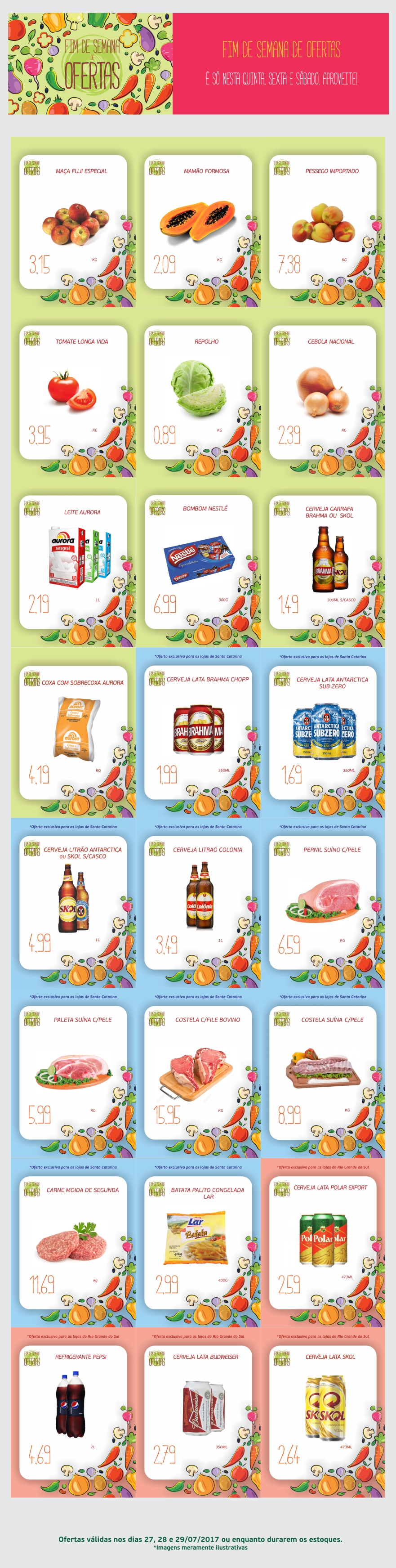 Que tal um chocolate para adoçar o sábado e o domingo? Fim de Semana de Ofertas | 27, 28 e 29 de Julho