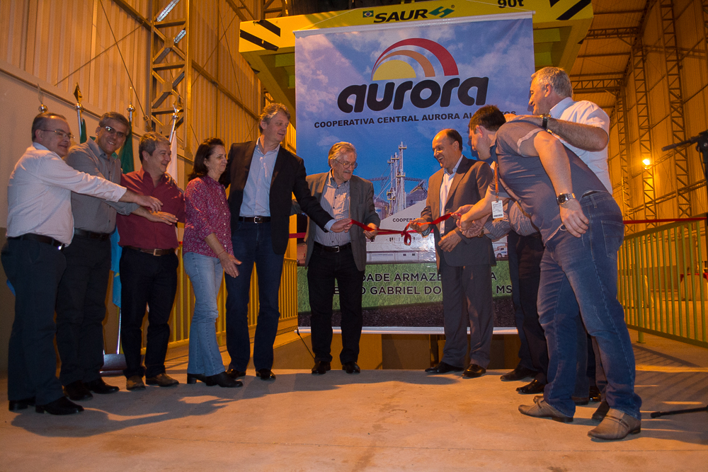 AURORA ALIMENTOS: inaugura unidade armazenadora de grãos com presença de autoridades no MS