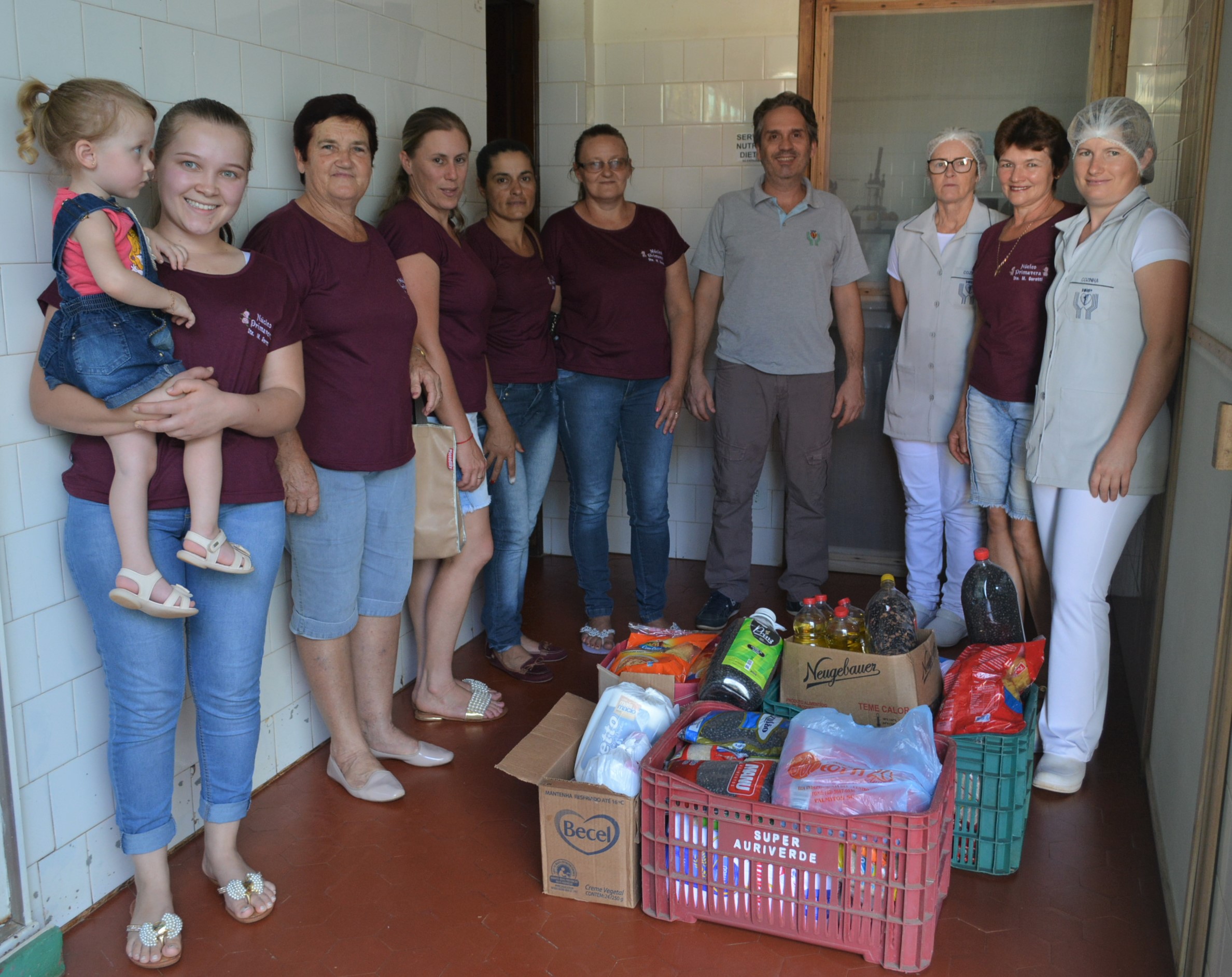 MULHER A1/SICOOB: nove núcleos do programa realizaram doações ao Hospital Regional de Palmitos