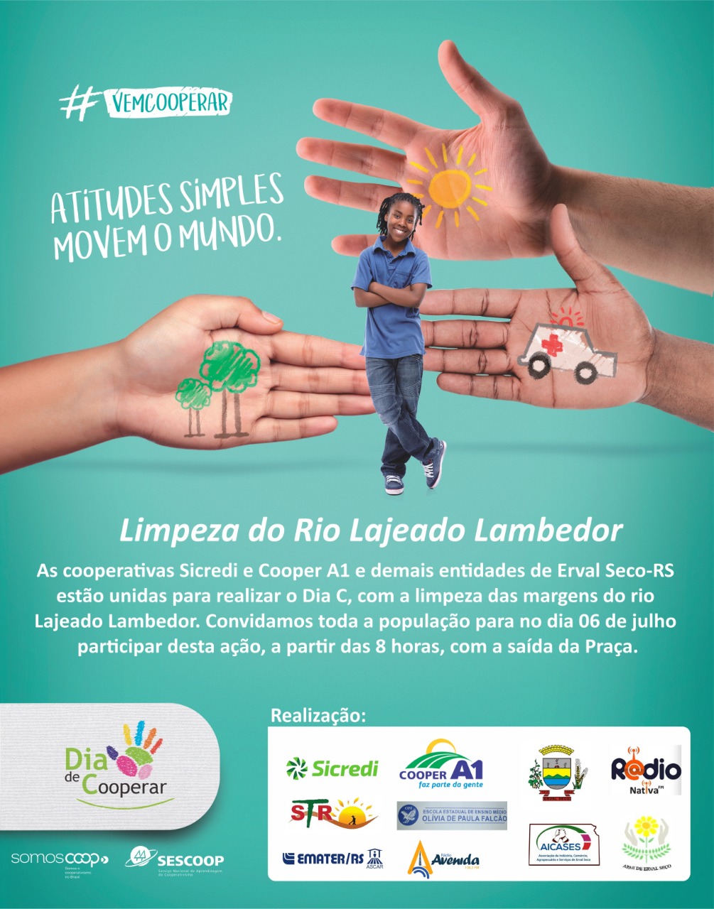 DIA DE COOPERAR 2019: milhares de pessoas da região beneficiadas