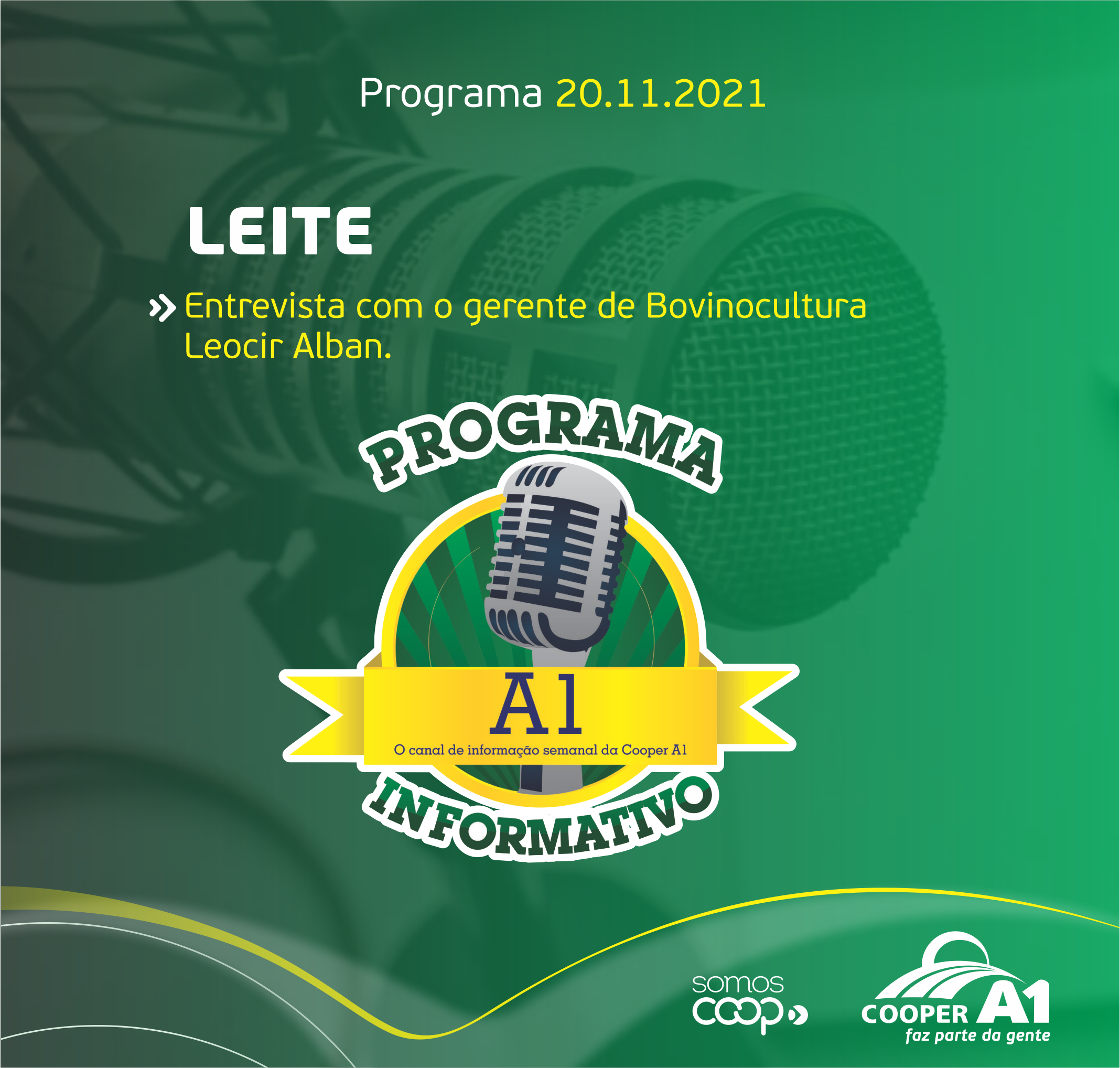 INFORMATIVO 20.11.2021: Leite