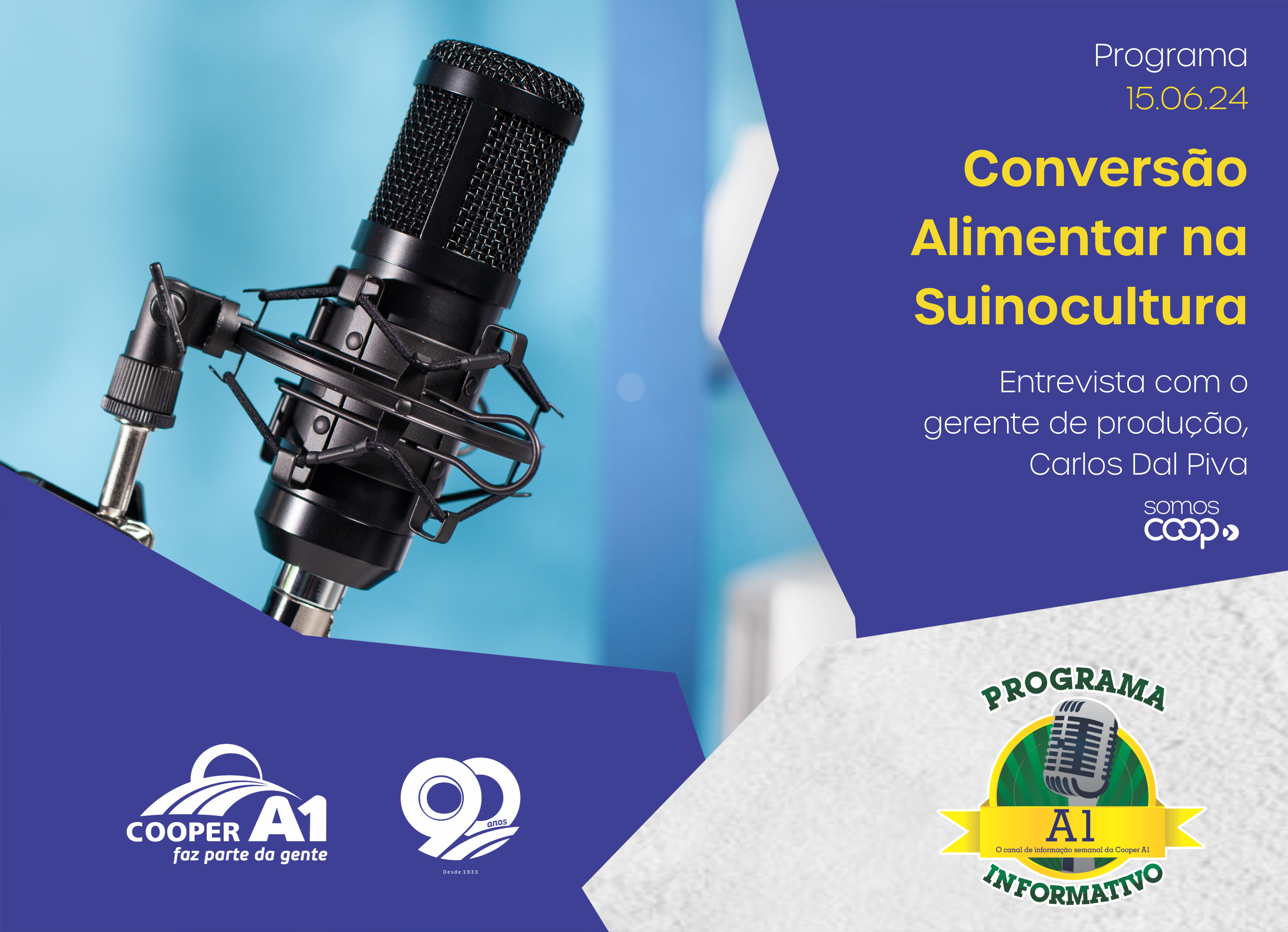 INFORMATIVO A1 15.06.24: Conversão alimentar na suinocultura