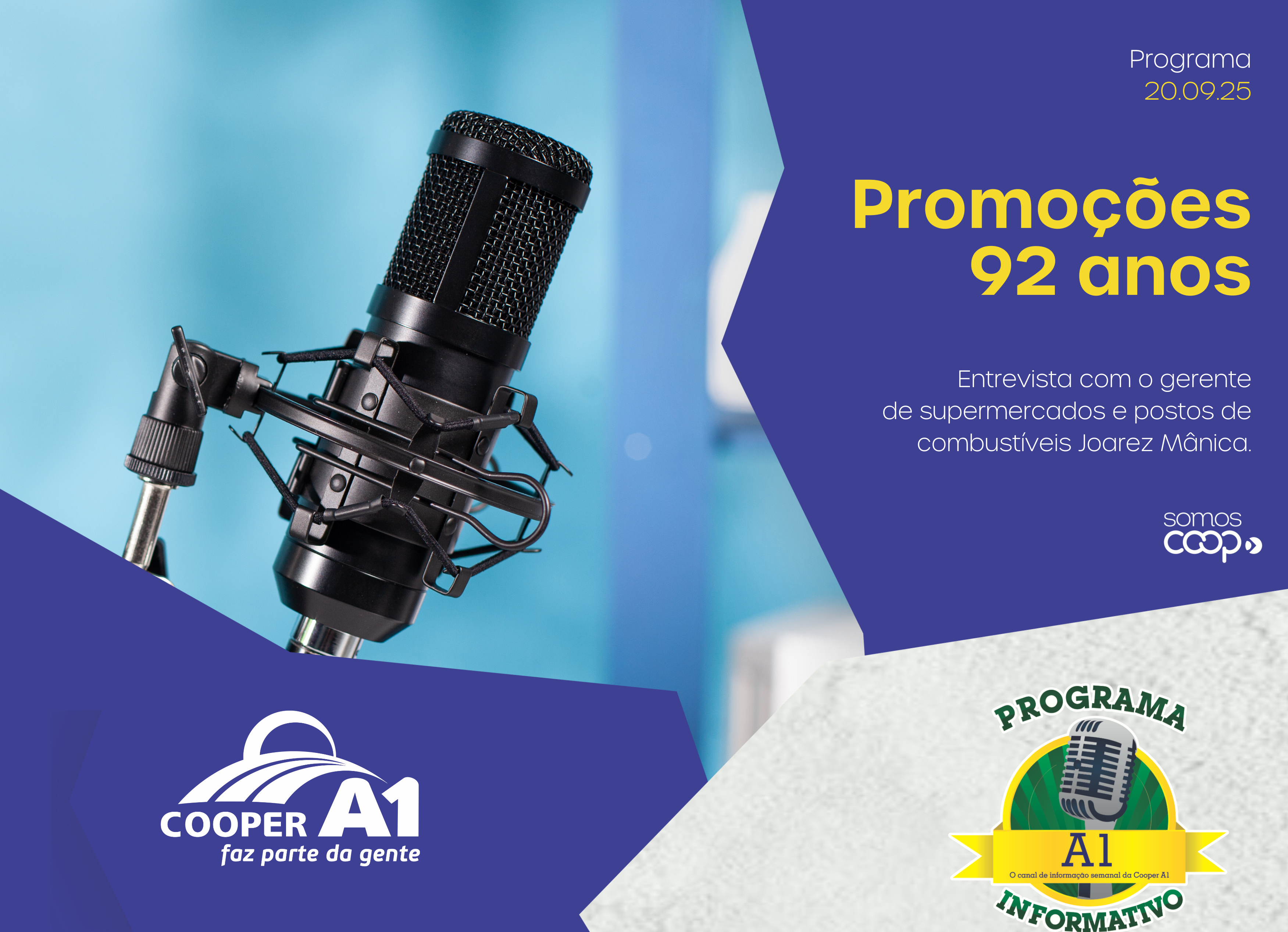 INFORMATIVO A1 20.09.25: Promoções 92 anos