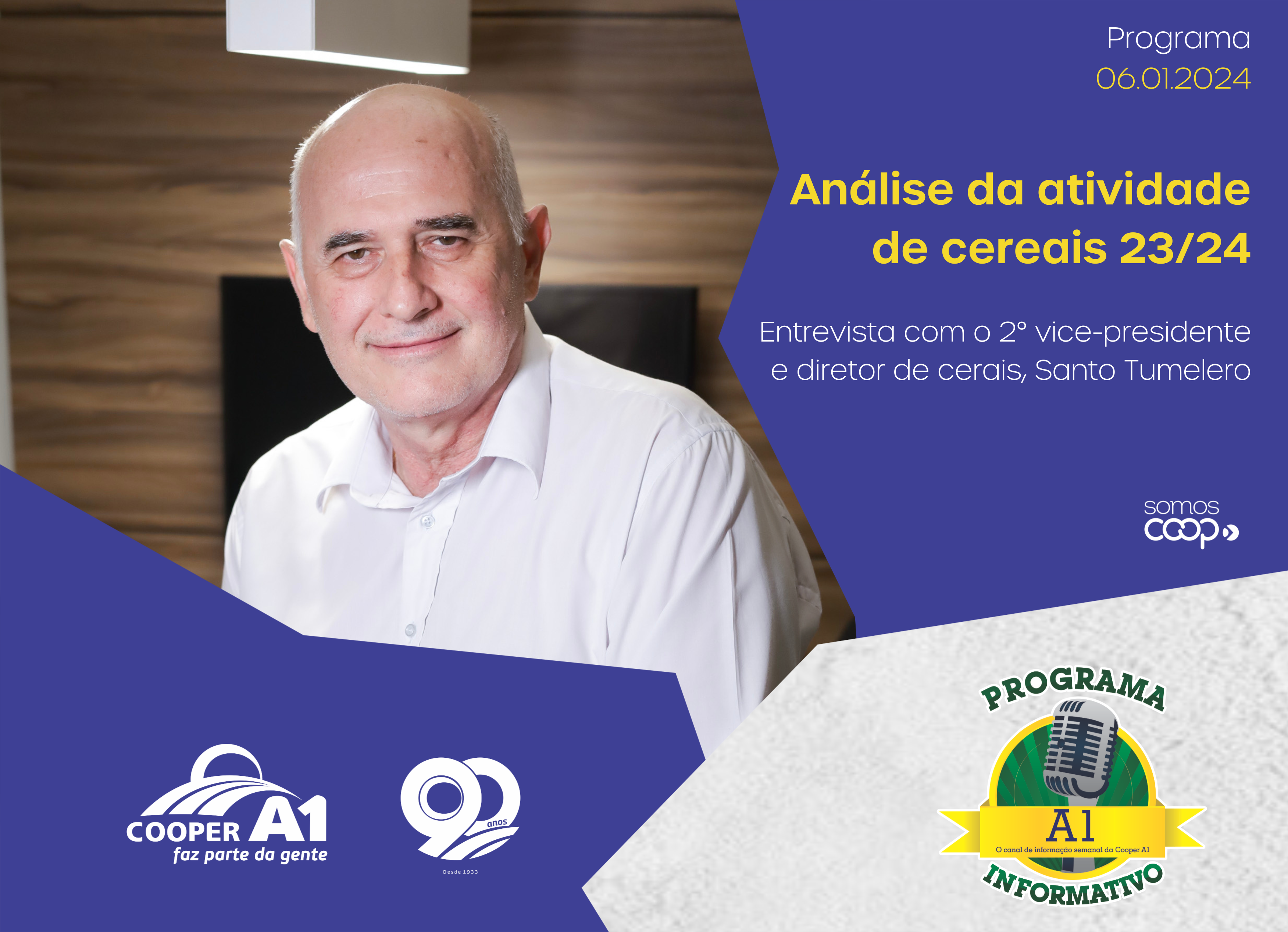 INFORMATIVO A1 06.01.24: Análise da atividade de cereais 23/24