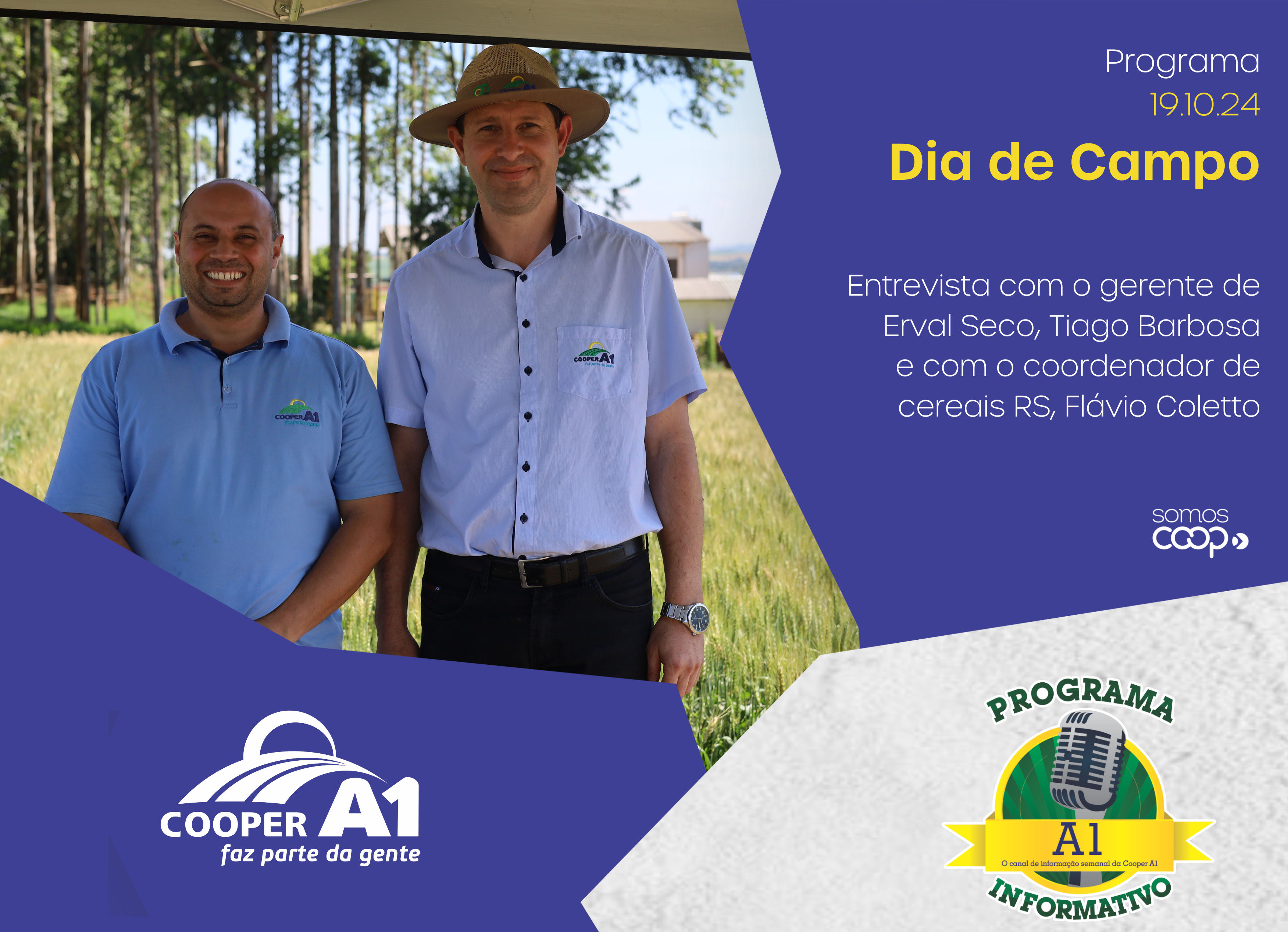 INFORMATIVO A1 19.10.24: Dia de Campo  