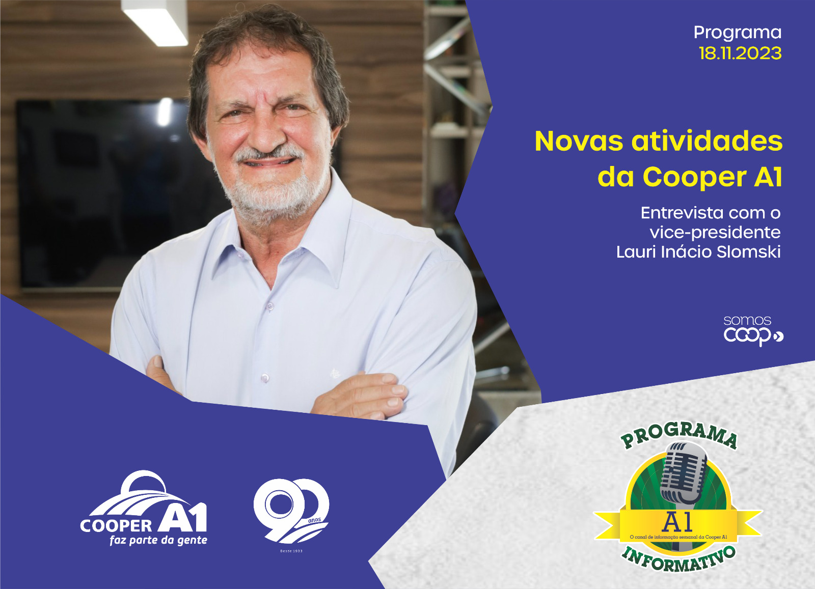 INFORMATIVO A1 18.11.23: Novas atividades da Cooper A1  