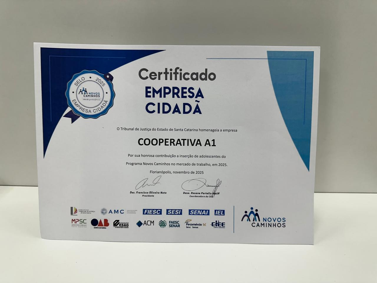 ÊNFASE AOS JOVENS: Princípios da cooperação regem as ações da Cooper A1