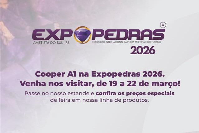 EXPOPEDRAS 2026: Venha visitar nosso estande
