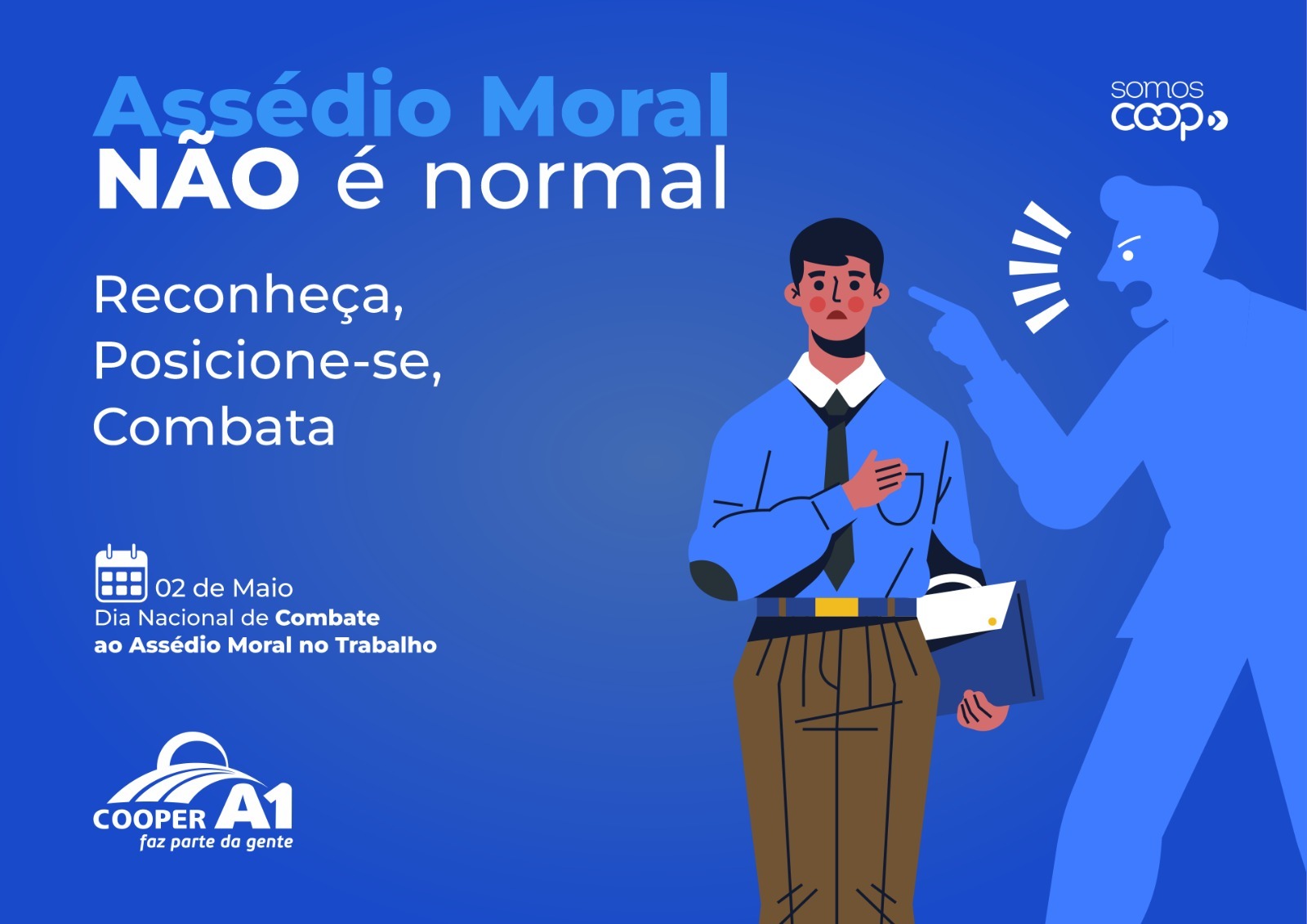 ​2 DE MAIO: Dia Nacional de Combate ao Ass&eacute;dio Moral no Trabalho